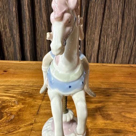 Matching 1990 Paul Sebastian Porcelain Girl/Boy On Carousel Horse old vintage! - Picture 4 of 10